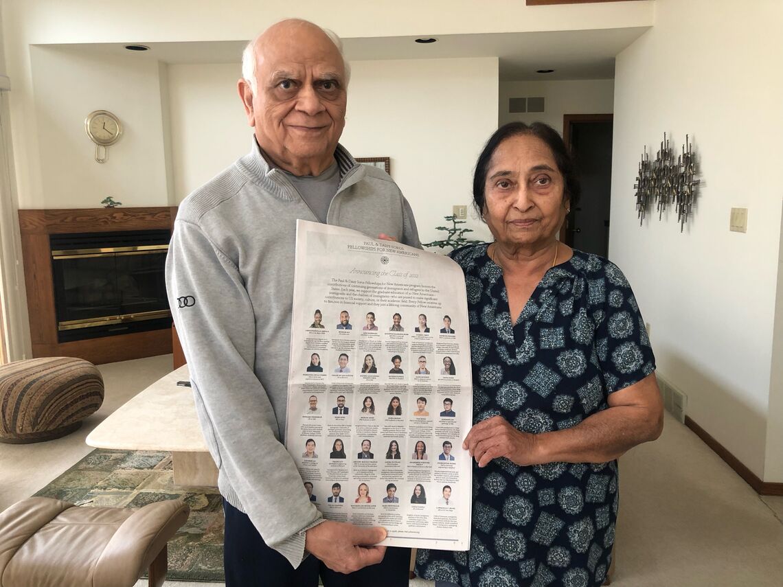 Rishi Goel's grandparents